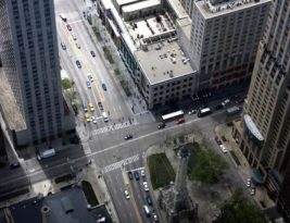 Great Top View Shot For European Modern Town